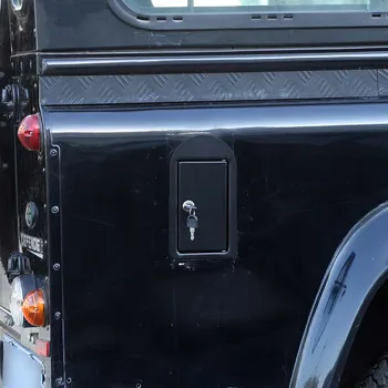 Auto Õli Kütuse Paagi Kork Koos Võtmega Lukustada Kate Kleebised Must Alumiinium Sulamist Land Rover Defender 90 110 130 2004-2018 Tarvikud