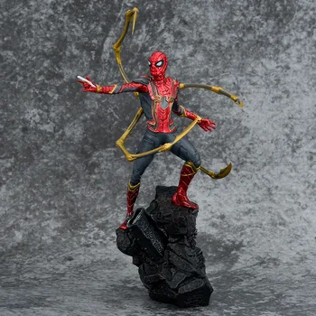 Avengers Raud Spider Man Kuju Mudeli Joonis Mänguasjad 25cm Spiderman Ornament Nukud Laekuva Kingitusi Poiss Lapsed