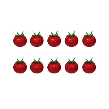 10tk Savi 1:12 Skaalale Puu-Toidu Köögiviljad Kääbus Tomati jaoks Nukk Köök Mänguasjad