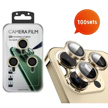 100tk Kaamera Objektiiv tagakaane Kaitsekile IPhone 14 15 Pro Max 11 12 13 Pro Max Mini Kaamera Objektiiv Klaasist Kast