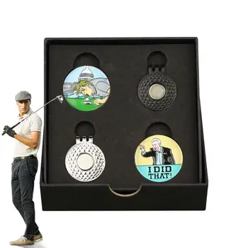 Golf Ball Sm Hat Clip Golf koolitus Tarvikud Naljakas Magnetilised Palli Mark Ja Müts Clip Kehtestada Teismelistele Meeste Ja Golf Alustada