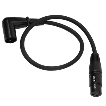 Audio Kaabel Mikrofoni Kaabel, 3-Pin XLR Audio Juhe Mikrofon Audio Kaabel Õige Nurga all Varjestatud Juhe Kõrge Kvaliteediga