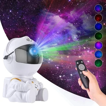 Täht Projektor Galaxy Öö Valguses Astronaut Ruumi Tähistaevast Projektor Udu Lakke LED Lamp Magamistoaga Kodu Dekoratiivsed lapsed kingitus