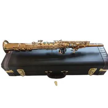 Uus sopransaksofon B korter Elektroforeesi Kulla S-901Top Muusikariistad Sopran Sax professionaalne hinne kohtuasjas