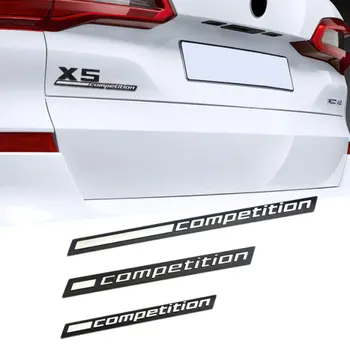 BMW M5 Thunder versioon logo X3M X4M M6M3c embleemi muudetud konkurentsi kirja pääsme auto kleebised tagumine pagasiruumi teenetemärgi silt
