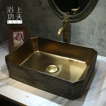 Jingdezhen Kuldne Valamu Keraamiline Antiik Kraanikauss Leibkonna Hotel Pesta Tabel Basseini Rõdu Mustvalge Suured