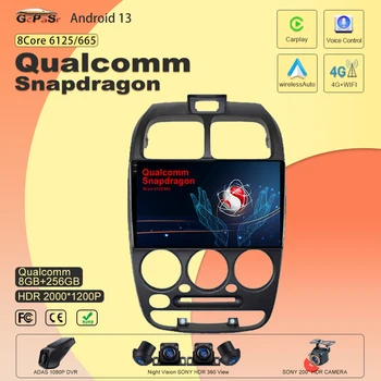 Android13 Qualcomm Jaoks Hyundai Accent II 2 LC2 1999 - 2012 Auto Auto Raadio Stereo juhtseade Multimeedia Mängija, GPS Navigatsioon QLED