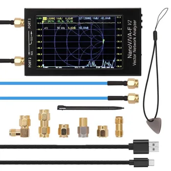 4.3 Tolline Vector Network Analyzer S-A-A-2 NanoVNA-F V2 Antenn Shortwave HF VHF-UHF