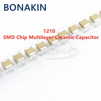 10TK 1210 100UF 107M 63V X5R 20% MLCC 3225 SMD Chip Mitmekihiliste Keraamiliste Kondensaatorite