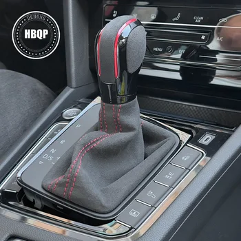 Näiteks VW Golf MK7 Golf 7 DSG nahast shift käsipalli assamblee must joon matt kuulliigendist auto interjööri muutmine