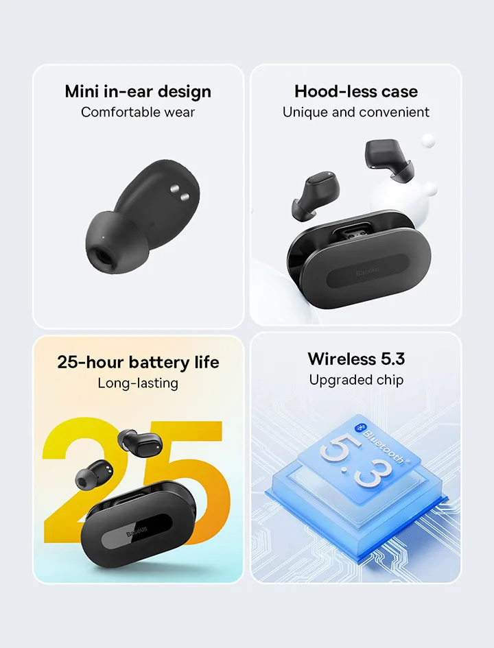 EZ10 Tõsi, Traadita Bluetooth-Kõrvaklapid 5.3 Pool Kõrva Muusika Mäng pikamaa 2023 Uus Kõrge, Küündides - 1