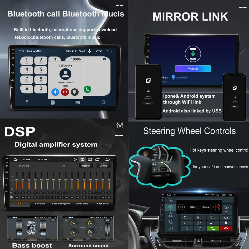 DSP IPS Auto Raadio WIFI Jaoks Nissan Qashqai J11 X-Trail 3 T32 2013-2017 Auto Multimeedia Carplay GPS-i 2 Din Nr DVD - 1