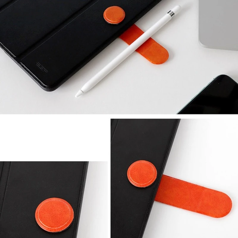 Isekleepuvad PU Pen Clip Pliiatsi Hoidja Sülearvutite Ajakirjad, Kalendrid Clipboards Pliiatsi Omanik, Magnet - 4