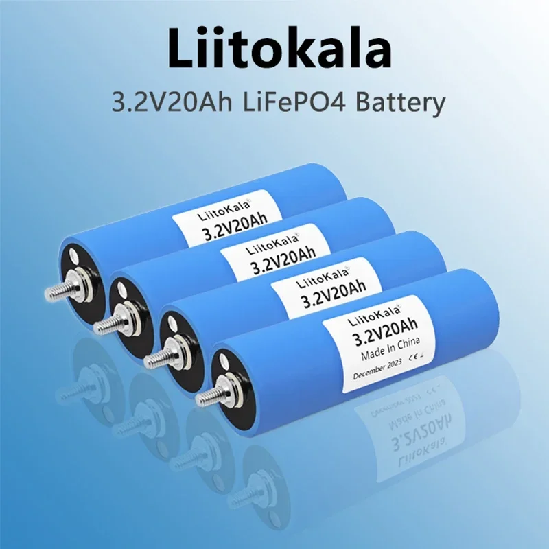 20pcs LiitoKala 3.2 V 20AH 3C LiFePo4 Aku Lithium diy 12V E-bike, Roller Ratta Tool AGV Auto golfiautod Batterie - 1