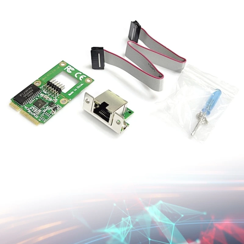 B95D Mini PCIe 2,5 G Ethernet Kaardi 2.5 GBase-T Võrgustike Adapter Mini Pcie 2500Mbps RJ45 LAN Kontroller Kaardi Asendamine - 1