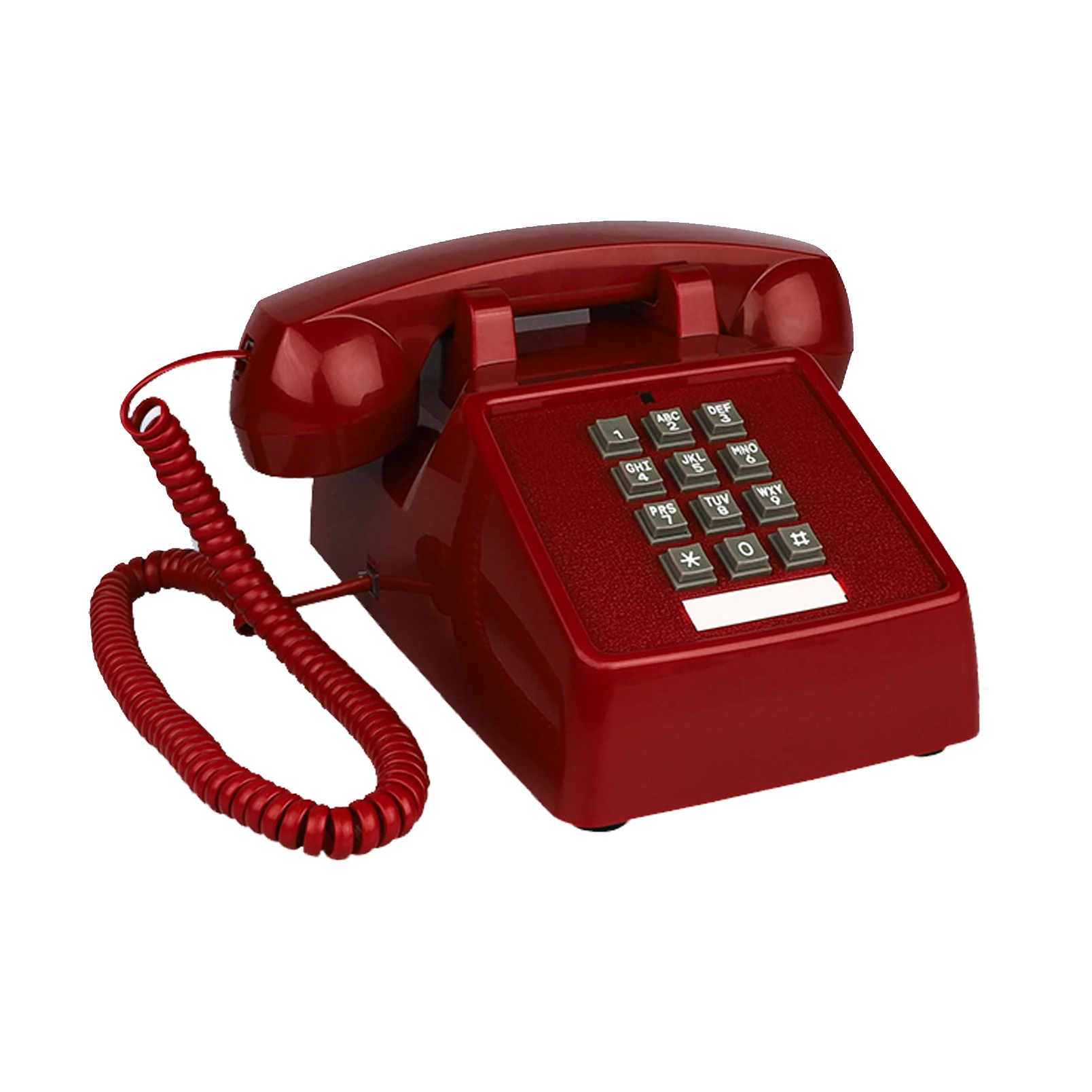 Lauatelefoni Telefonid Kodu Asukoht Hotel Kooli Juhtmega üherealine Raske Desktop Basic Telefon Pensionärid Retro Classic Telefon - 0