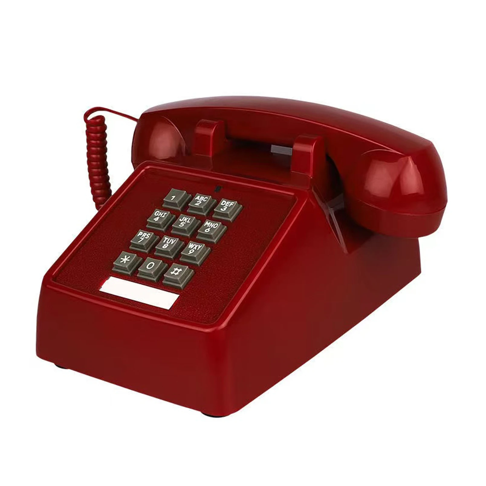 Lauatelefoni Telefonid Kodu Asukoht Hotel Kooli Juhtmega üherealine Raske Desktop Basic Telefon Pensionärid Retro Classic Telefon - 1