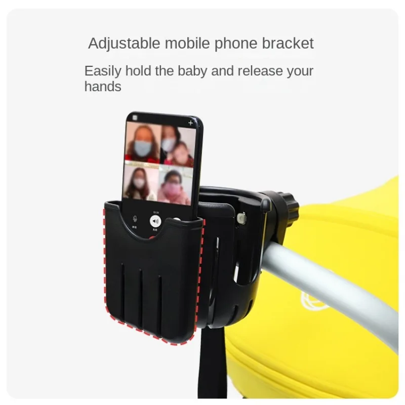 Baby jalutuskäru topsihoidja universaalne topsihoidja mobiilne telefon multifunktsionaalne pesa - 5