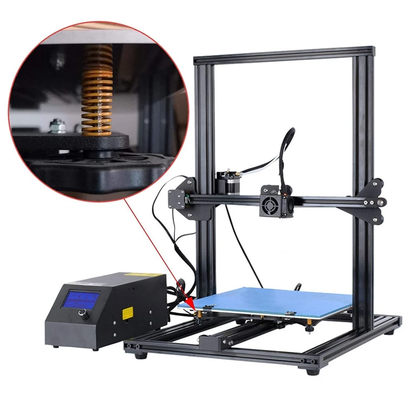 3D-Printer Soojuse Voodi Tasandamine Kevadel 8X20mm Compression Kollane Creality Ender 2 3 Pro CR-10S PRO Hotbed (10 Tk) - 4
