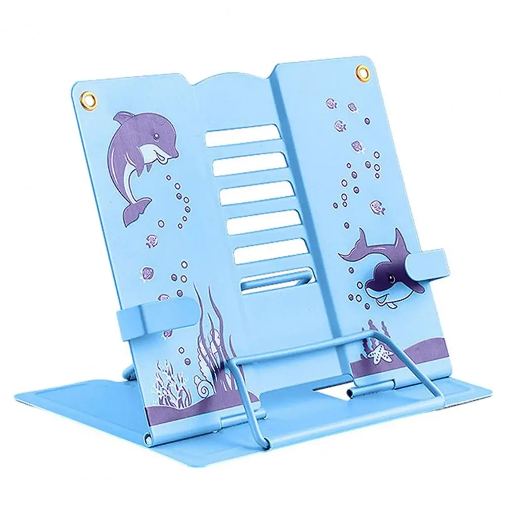 Lugemine Raamatu Seista Raamat Seista Clip Reguleeritav Cartoon Dolphin Raamat Seista Lapsed Täiskasvanud mitmeotstarbeline Kokkupandav Raamatuid - 0