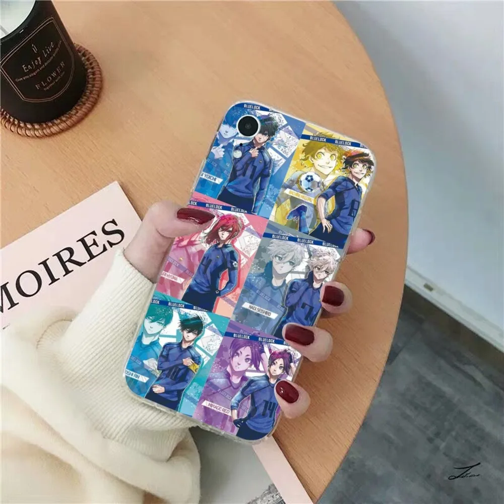 Anime Sinine Lukusta Telefon Case for iPhone 8 7 6 6S Pluss X SE 2020 XR, XS 14 11 12 13 Mini Pro Max Mobiil Juhul - 1