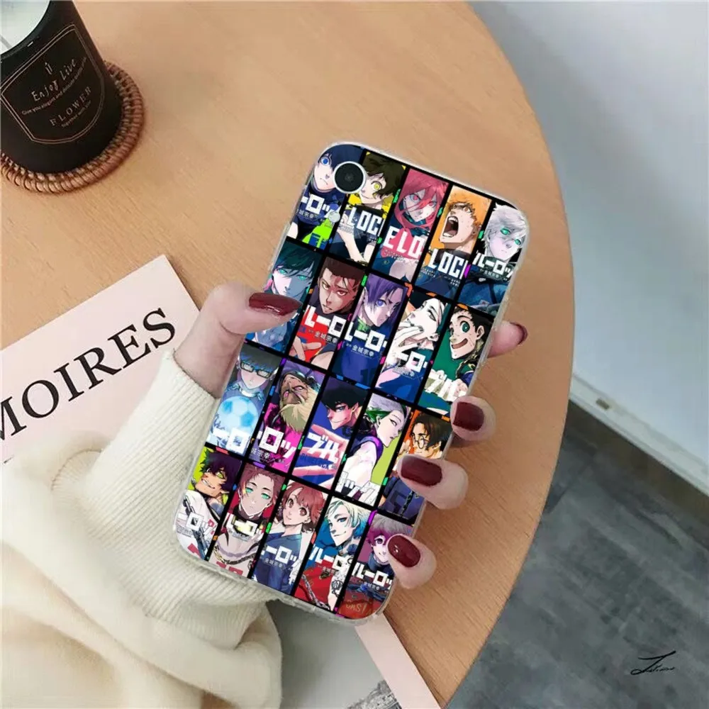 Anime Sinine Lukusta Telefon Case for iPhone 8 7 6 6S Pluss X SE 2020 XR, XS 14 11 12 13 Mini Pro Max Mobiil Juhul - 3