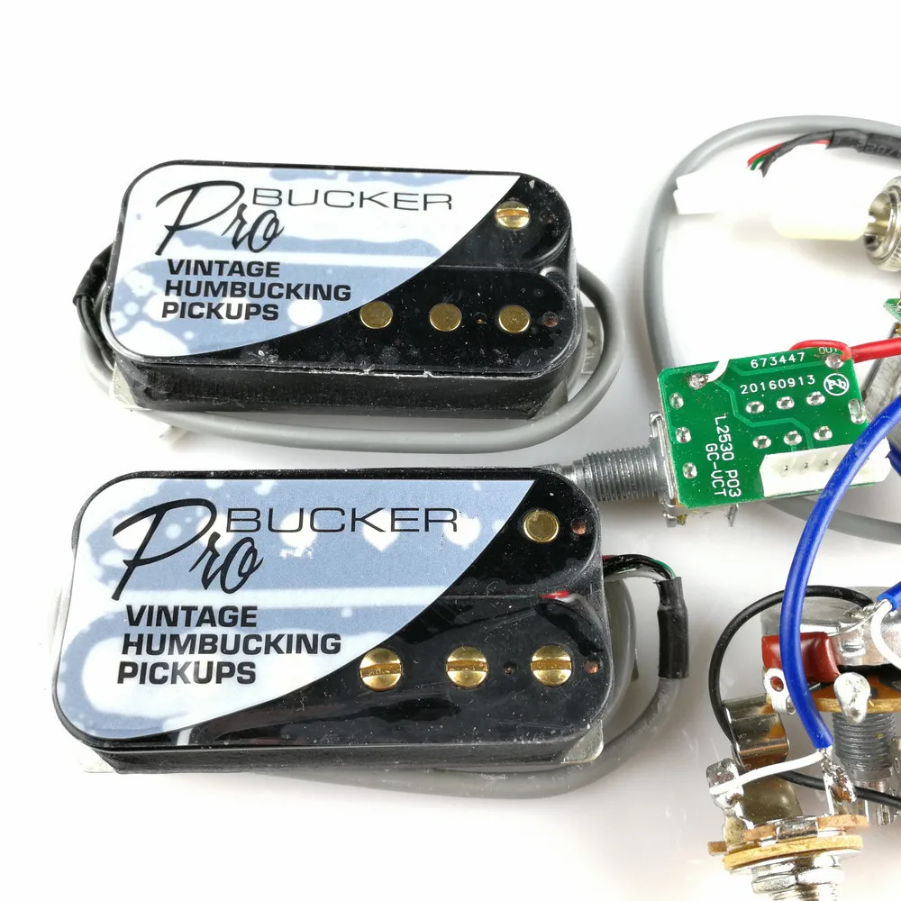 1 Komplekt LP Standard ProBucker Kaela ja Silla Electric Guitar Must Humbucker Pickup Pro Juhtmestiku Jaoks EPI - 1