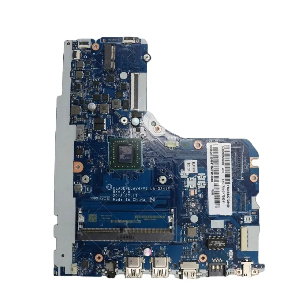 DLADE LA-G241P Lenovo Ideapad V145-15AST 130-15AST sülearvuti emaplaadi koos A4-9125 A6-9225 A9-9425 CPU DDR4 täielikult testitud - 4