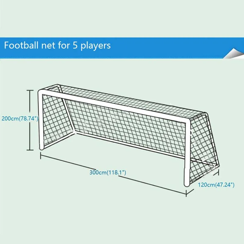 Jalgpalli Net Full Size Jalgpalli Neto Jalgpall Eesmärk Post Junior Sport Koolituse 1,8 m*1,2 m 3m*2m Jalgpall Net Kõrge Kvaliteediga - 2