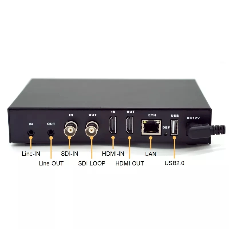 Uus ENCSH SDI HDMI Kooder-Dekooder 4K 1080P NDI SRT RTMP RTSP Live stream IPCam - 2