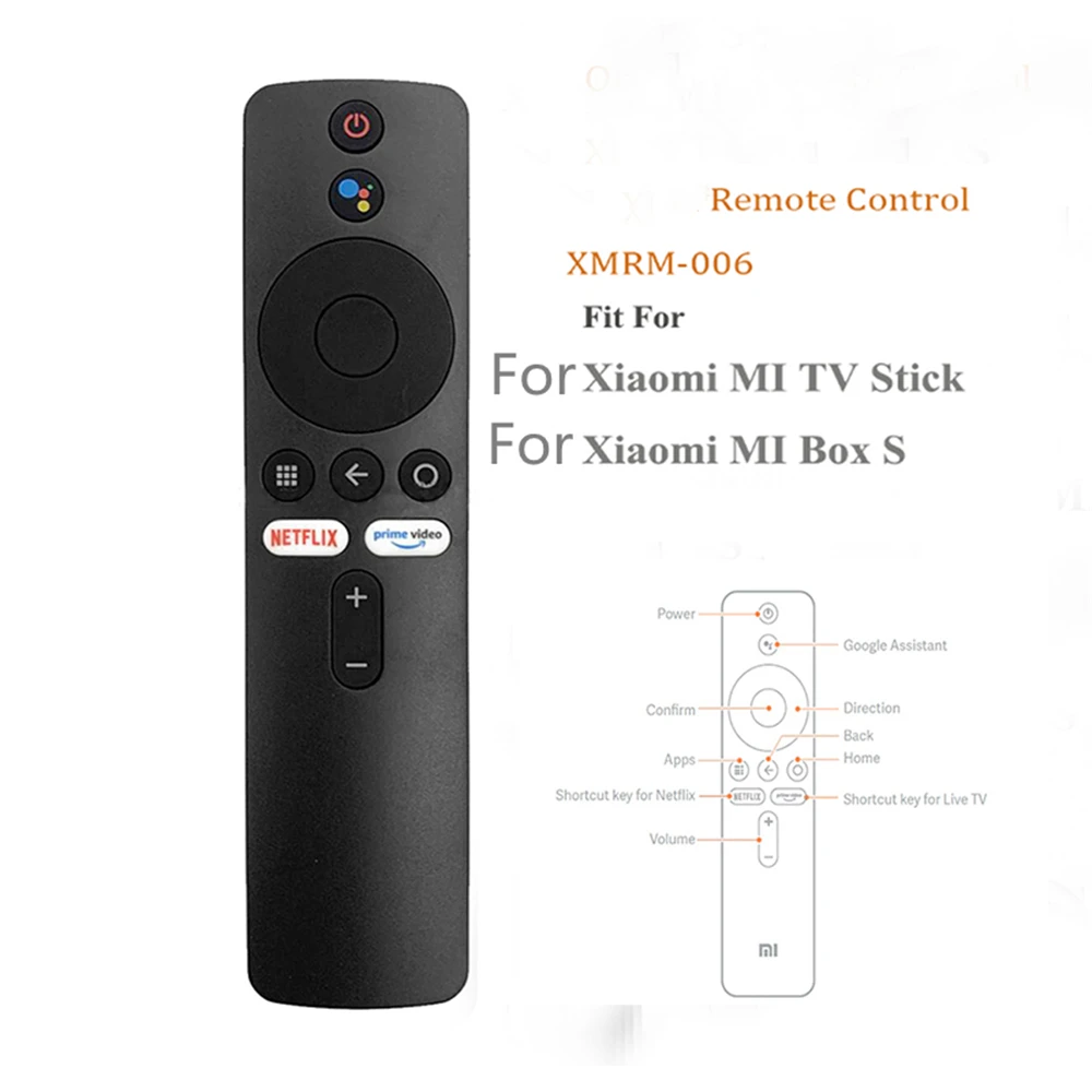 Eest Xiaomi MI Kast S XMRM-006 MI TV Stick MDZ-22-AB MDZ-24-AA Smart TV Box Hääl Kaugjuhtimispult - 2