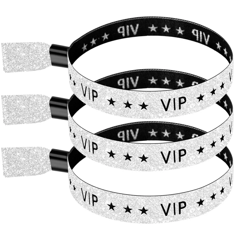 100 Pack VIP Riie Ürituse Käepael, Tahke Värvi Riie Wristbands, Värv Wristbands Tegevuste Jaoks, Pooled Lihtne Kasutada - 5