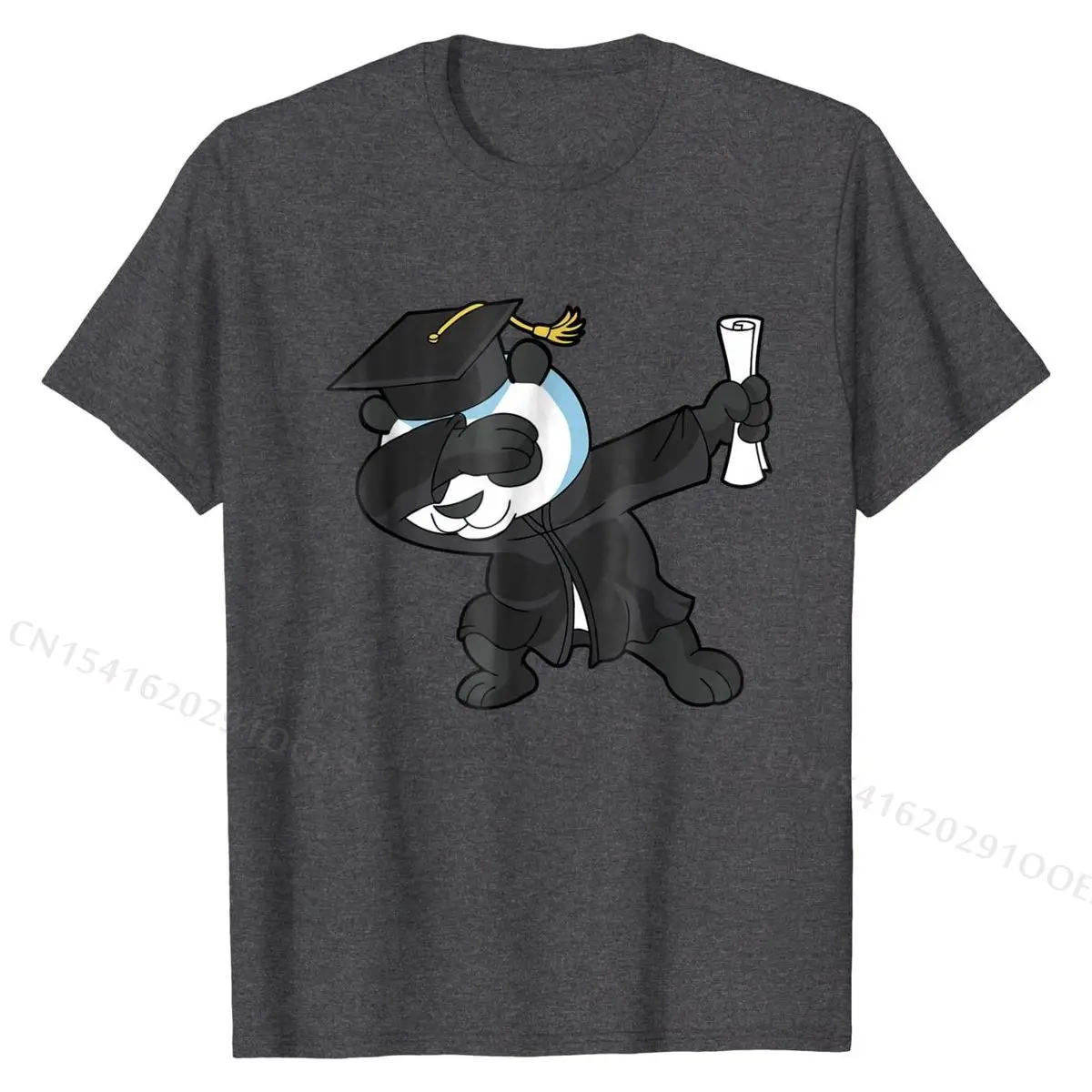 Dabbing Panda T-Särk Lõpetamist Kõrgemate 2019 Särk Kingitus Puuvill Tees Meeste 3D Trükitud Tshirts Rühma Slim Fit - 2
