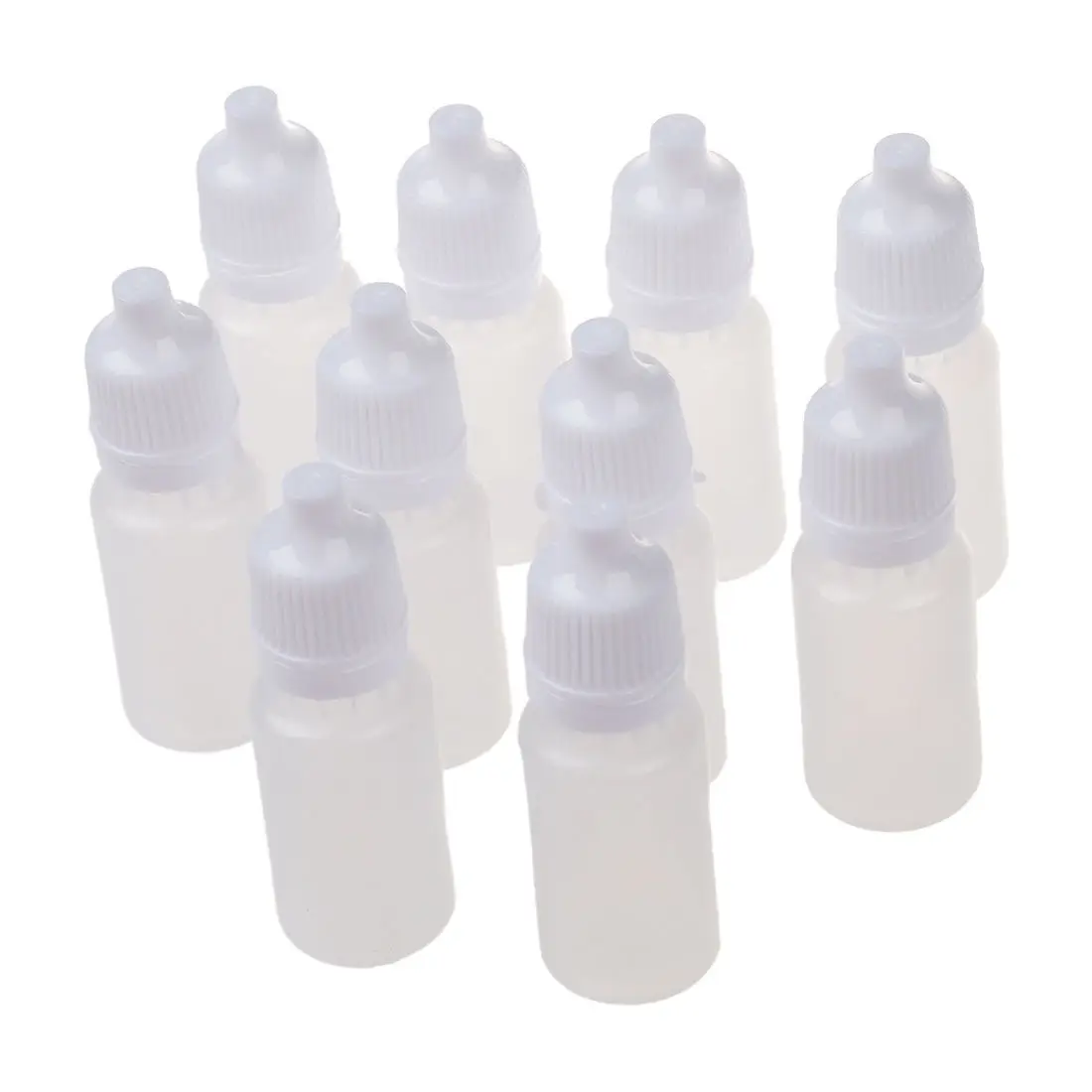 10 Tk 10 ML 1/3 OZ LDPE Plastikust Childproof Tilguti Pudelid Õli Emulsioon - 1