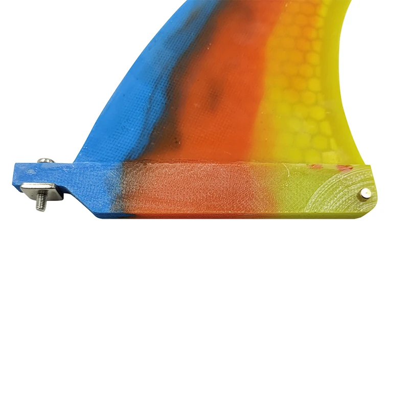 Gradient Värvi 7-tolline Longboard Fin Mõla Juhatuse Kärgstruktuuri Klaaskiuga Ühe Lainelaua Fin Keskus Surf Fin Püsti Mõla Sport - 3