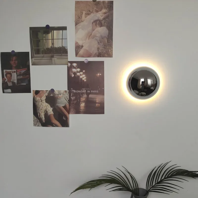 Põhjamaade LED Seina Lamp Ring Metallist Lamp Magamistuba, Elu-Söögi-Uuringu Toa Tausta Seina Sise-Kodu Kaunistamiseks Läige Võistluskalendri - 2