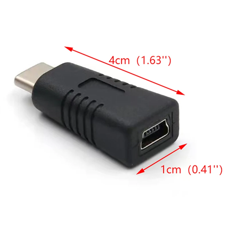 Mini USB Naiste C-Tüüpi Mees Adapter Mini T-Tüüpi Naine, Et Kaabel Adapteriga - 1