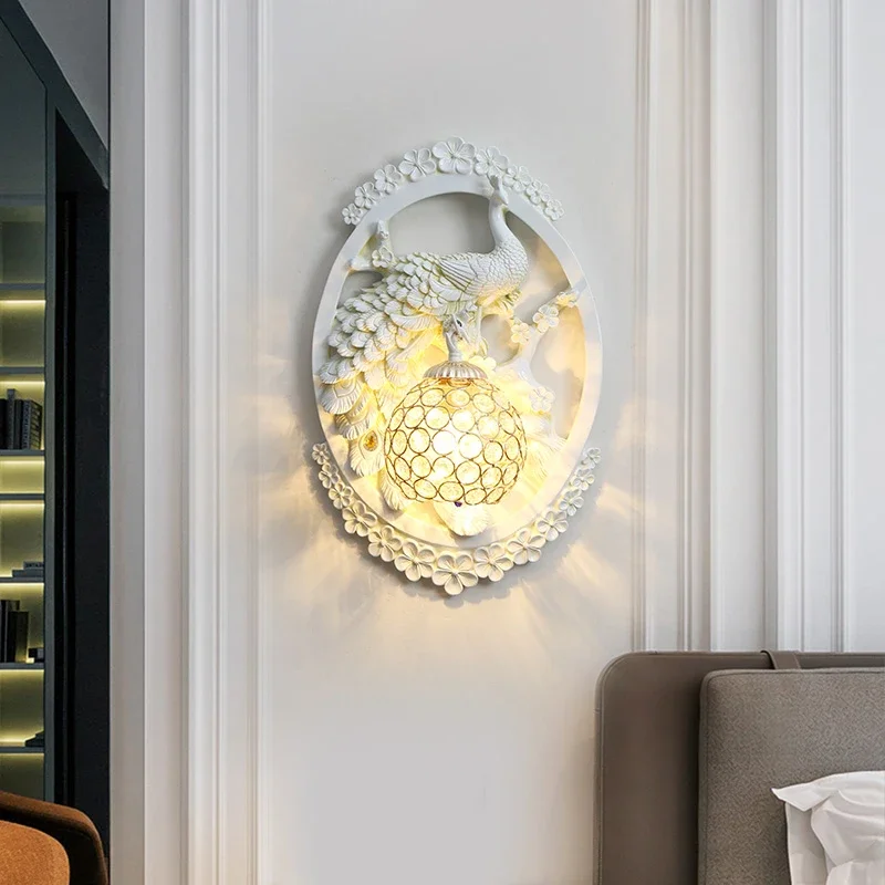 Paabulind seinavalgusti Seina Sconce Põhjamaade Lind Lamp Kaasaegne LED-Valgustus Võistluskalendri Home Art Decor elutuba, Magamistuba Väljas Valgusti - 1