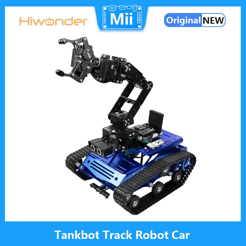 Hiwonder Tankbot Jälgida Robot Auto Koormatud robotkäsi jaoks STM32 Programmeerimine Auto - 0
