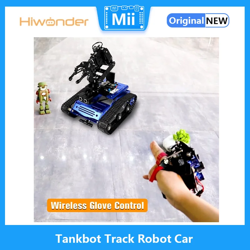 Hiwonder Tankbot Jälgida Robot Auto Koormatud robotkäsi jaoks STM32 Programmeerimine Auto - 2
