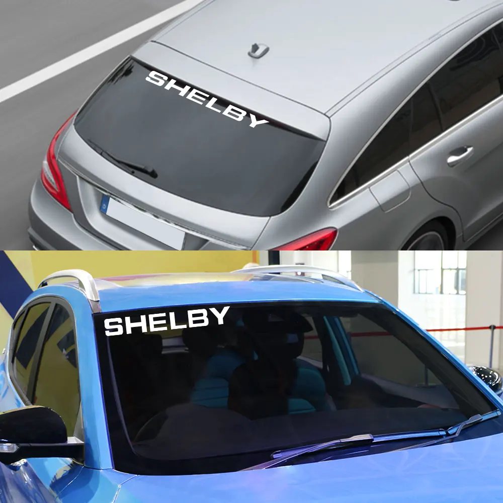 Auto esiklaasi Akna Kleebis Ford Fusion, Mondeo Põgeneda Shelby Kuga ST Sõnn Tuuleklaasi Decal Auto Tuning Aksessuaarid - 4