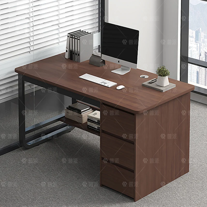 Väline Station Office Desk Minimalistlik Sise-Tööstus-Luksus Office Desk Odav Kommerts Mesa Escritorio Kaasaegne Mööbel - 1