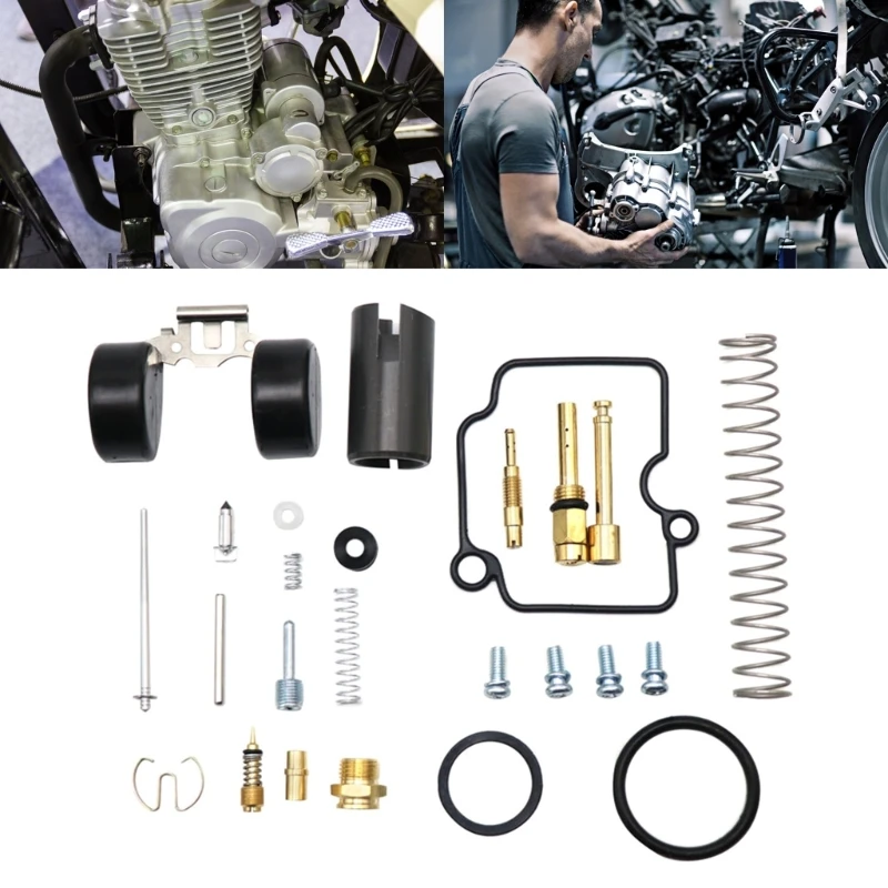 68UF Uuendatud Carburetor Repair Kit Kvaliteediga Kummist & Metallist Tehtud XR100 CRF100 - 1