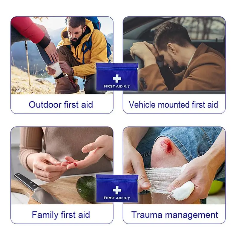 12tk/set Survival Kit First Aid Kit Veekindel Avarii Kott Kaasaskantav Kompaktne Ohutuse annab Laekaga Meditsiin Komplekt - 2