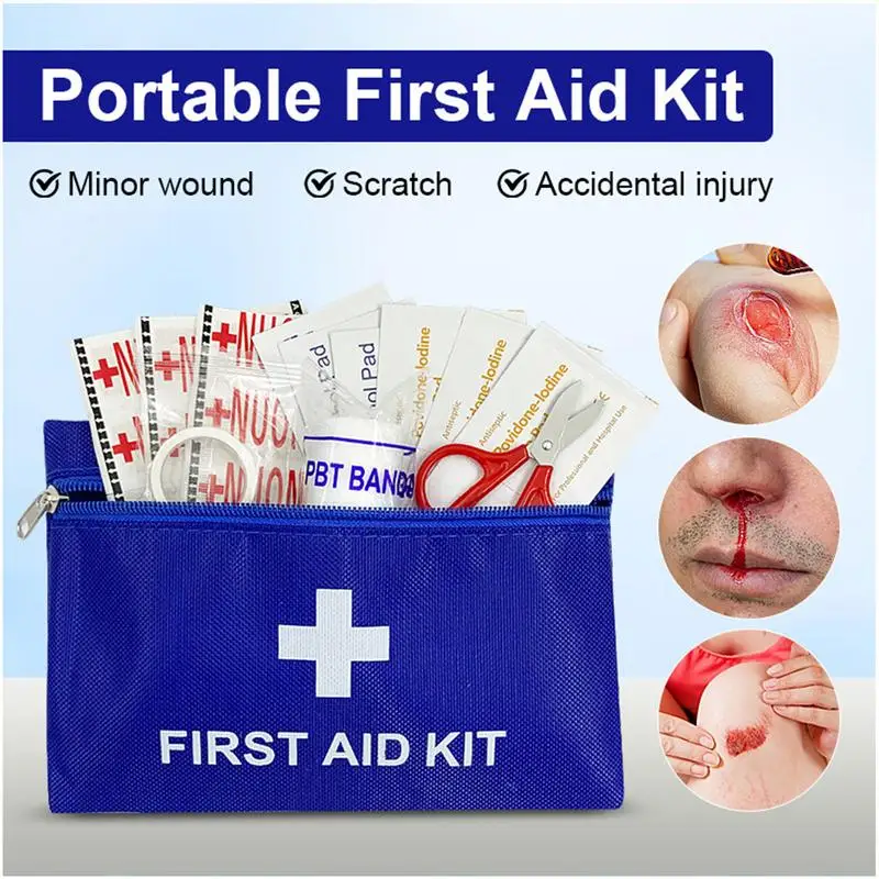 12tk/set Survival Kit First Aid Kit Veekindel Avarii Kott Kaasaskantav Kompaktne Ohutuse annab Laekaga Meditsiin Komplekt - 4