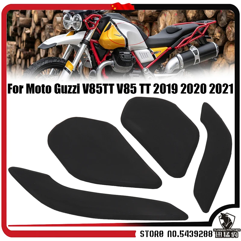 Sest Moto Guzzi V85TT V85 TT Mootorratta Non-slip Pool Anti Kütusepaagi Pad Kleebised Waterproof2019 2020 2021 - 0