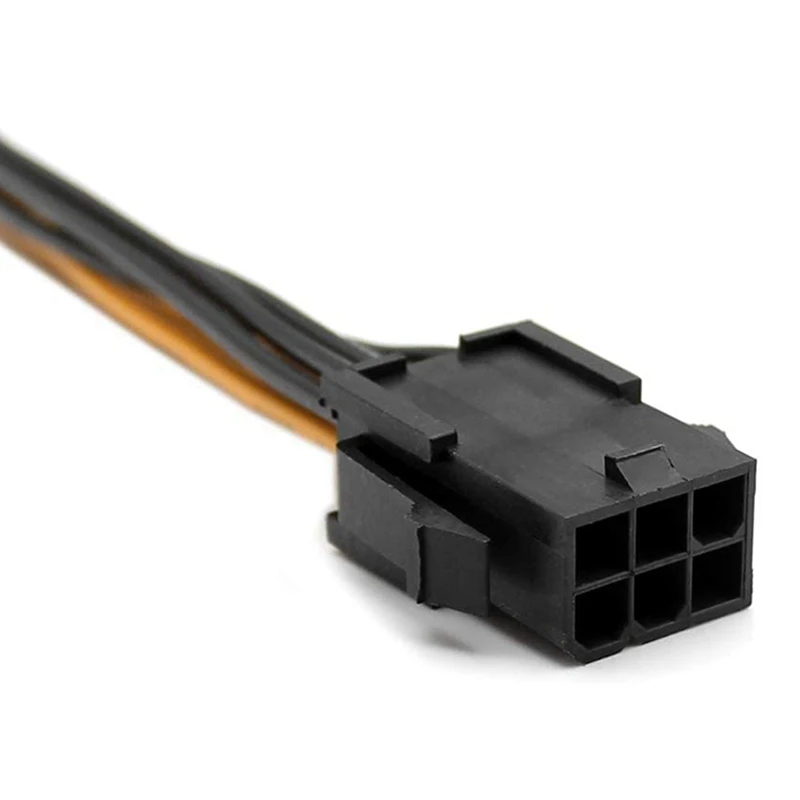 UUE-6 Pack Graafika Kaart 6 Pin, 8-Pin Pcie Adapter, Juhe (GPU Video Graafika Kaart Power Cable) 7.8 Tolli - 1