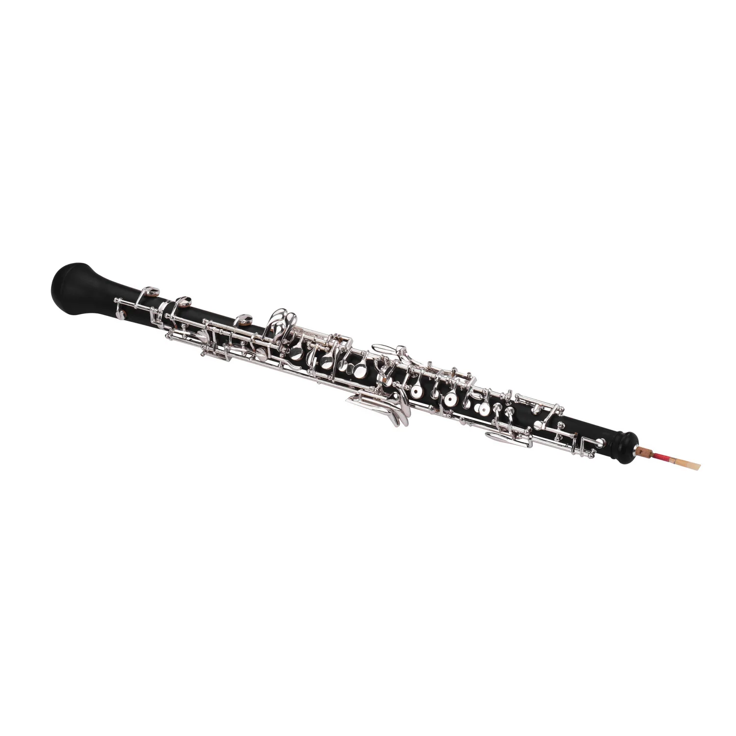Professionaalne Oboe C Klahvi Semi-automatic Stiilis nikeldatud Võtmed Woodwind Vahend Oboe Naha Puhul Kott - 2