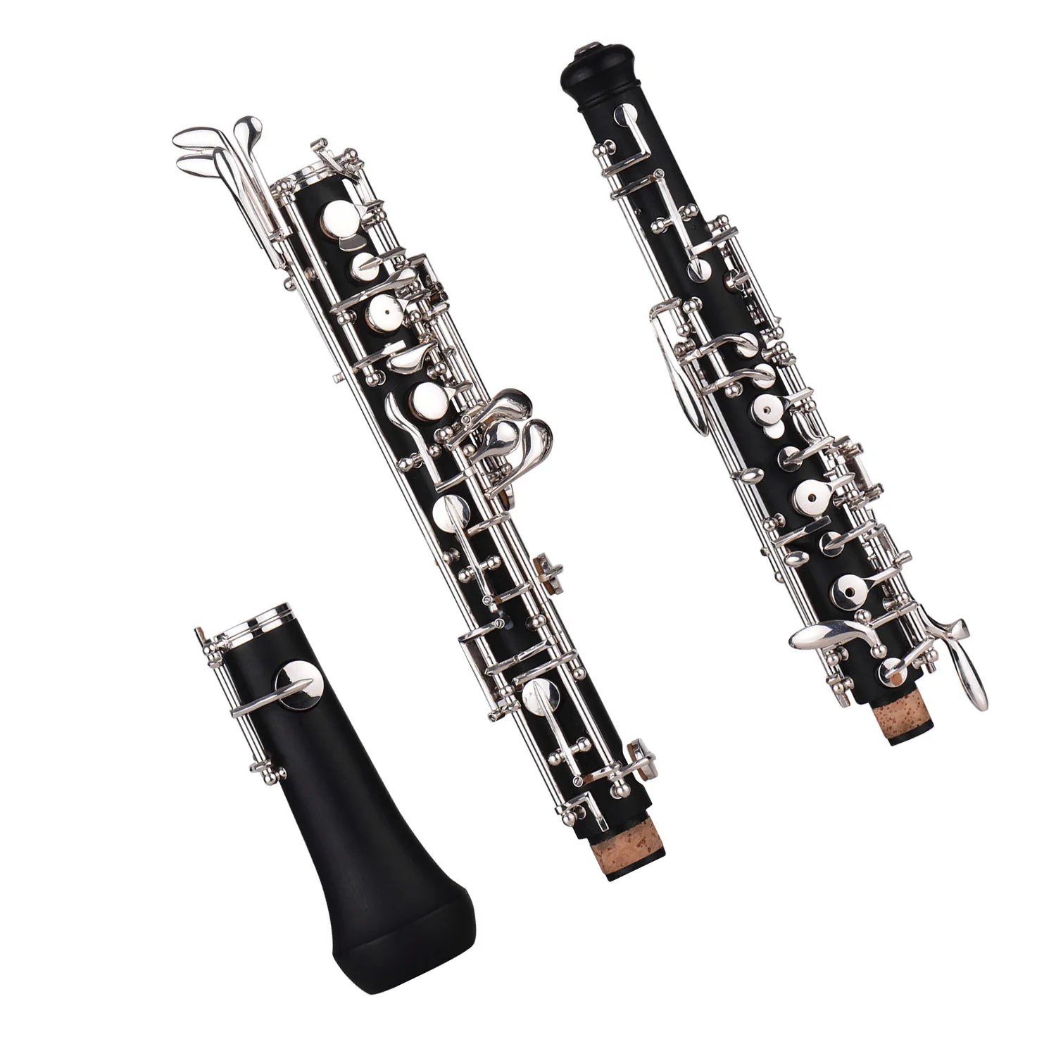 Professionaalne Oboe C Klahvi Semi-automatic Stiilis nikeldatud Võtmed Woodwind Vahend Oboe Naha Puhul Kott - 3