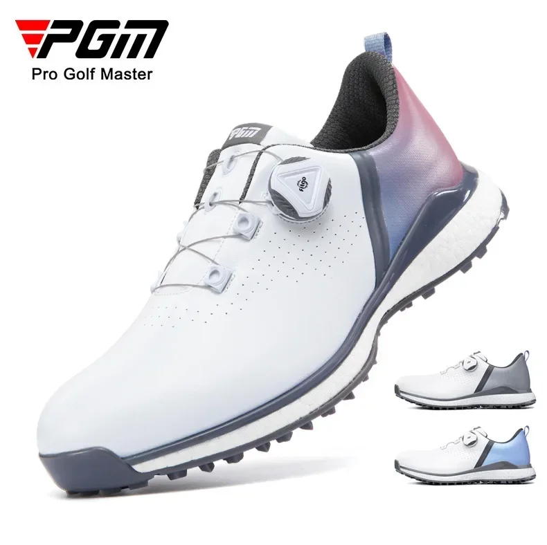 PGM uus golf kingad, meeste kingad nupp pits popkorni midsole softsole tossud veekindel kingad - 0